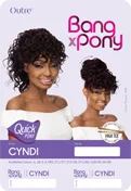 Outre Quick Pony Bang x Pony Cyndi Synthetic Curly Ponytail & Bang Hairpiece
