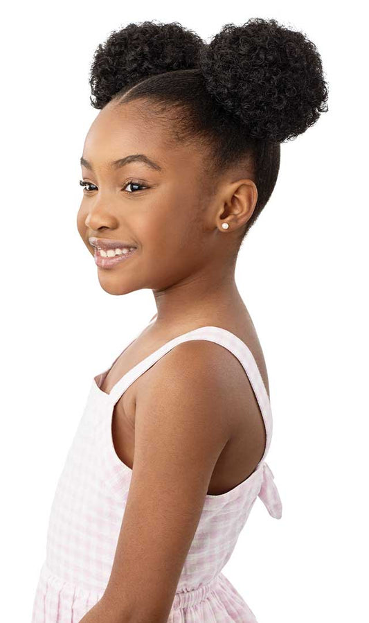 Outre Lil Looks Mini Duo Puffs Kids’ Synthetic Drawstring Ponytails