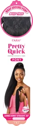 Outre Pretty Quick Pony Jumbo Kinky Straight 30″ Synthetic Wrap Ponytail