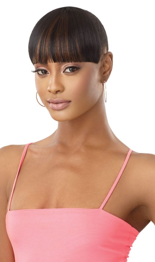 Outre Pretty Quick Classic Blunt Bang Synthetic Hairpiece