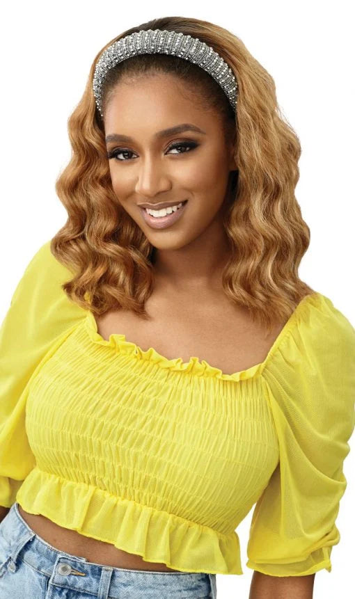 Outre Converti-Cap Synthetic Wig – Hollywood Waves 16"