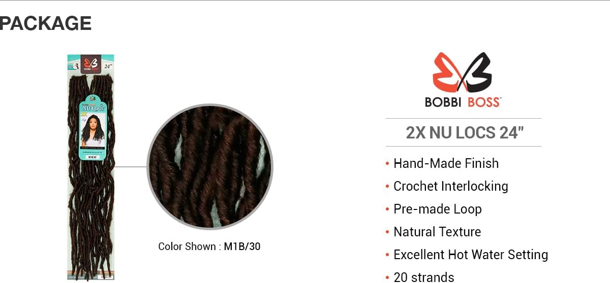 BOBBI BOSS NU LOCS - 2X - 12"- 30"
