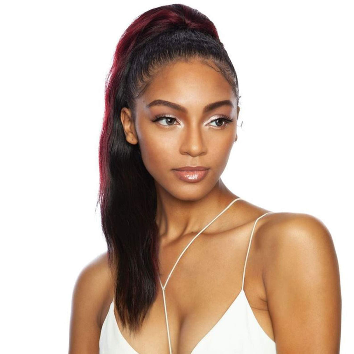 Mane Concept Human Hair Blend Ponytail New Wave Wrap N Tie 22" (613)