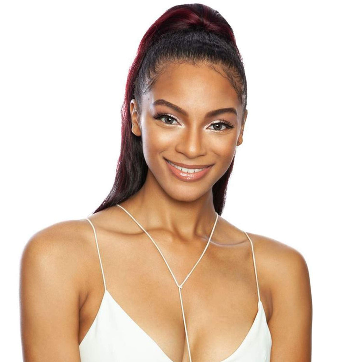 Mane Concept Human Hair Blend Ponytail New Wave Wrap N Tie 22" (613)