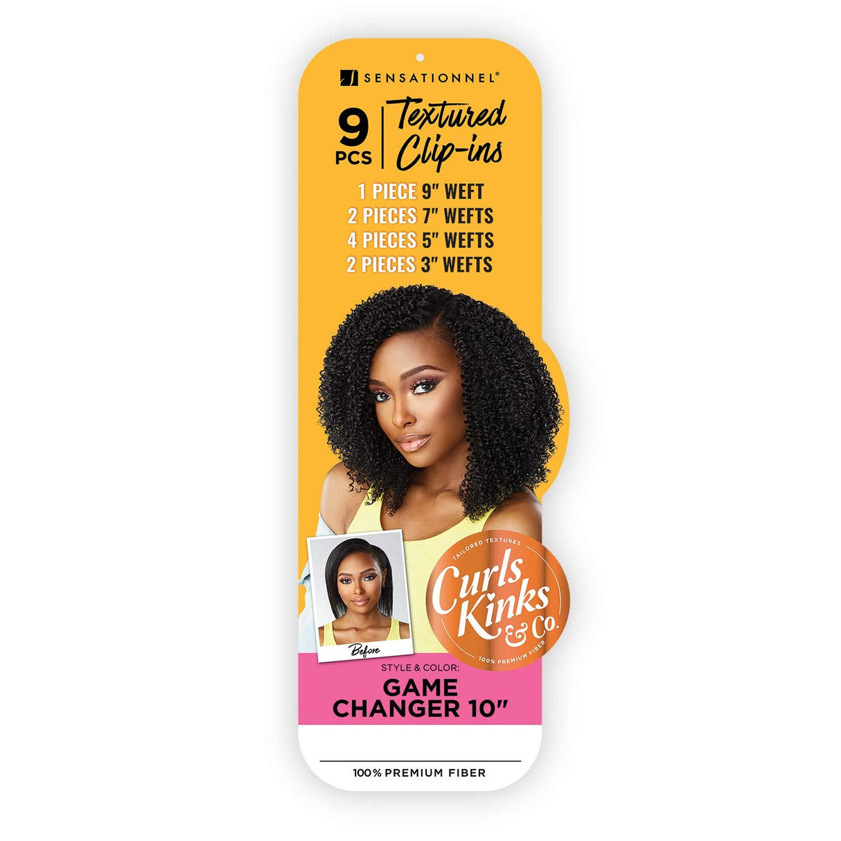 Sensationnel Clip-In Game Changer 10" - Curls Kinks & Co - 2