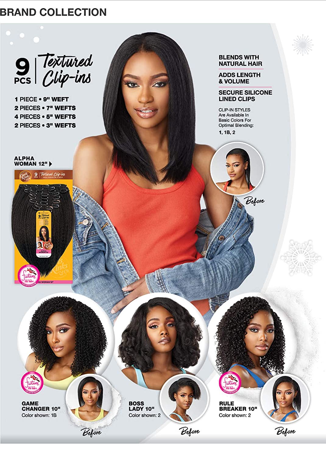 Sensationnel Clip-In Game Changer 10" - Curls Kinks & Co - 2