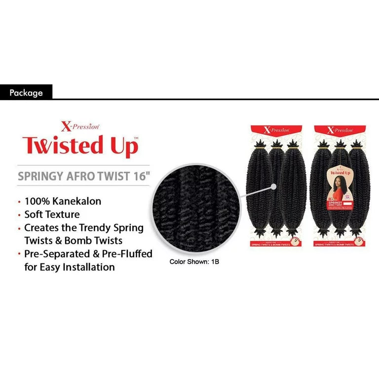 OUTRE X-PRESSION TWISTED UP - SPRINGY AFRO TWIST 24" - 3X