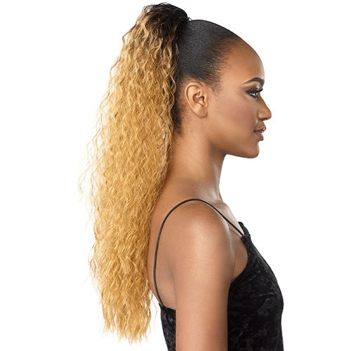 Sensationnel Synthetic Hair Drawstring Ponytail Instant Pony French Wave 24"