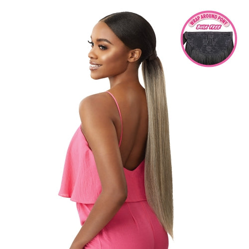 Outre Wrap Ponytail Pretty Quick Sleek Straight 24"
