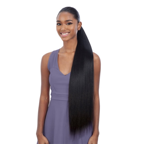 Milky Way Organique Pony Pro Easy Wrap Around Ponytail Yaky Straight 32"