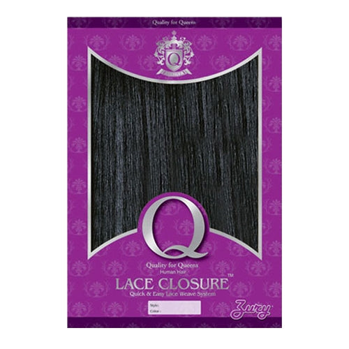 Royal Human Hair Blend Weave Zury Q Lace Closure 12-14"