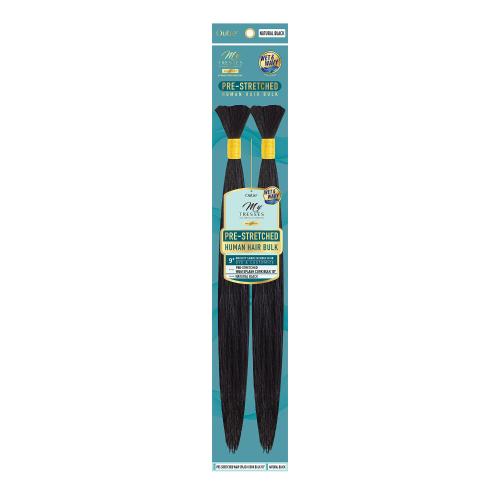 My Tresses Gold Label Unprocessed Human Hair Braids Pre Stretched Wet N Wavy Splash Cork Bulk (18"-24")