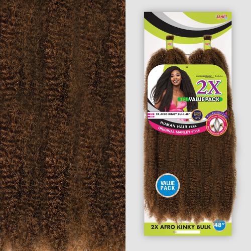 Janet Collection Braids Nala Tress 2X Afro Kinky Bulk 48"
