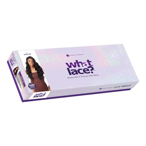 Sensationnel Human Hair Blend HD Lace Front Wig Cloud 9 What Lace Swiss Lace 13X6 Aziza 26"