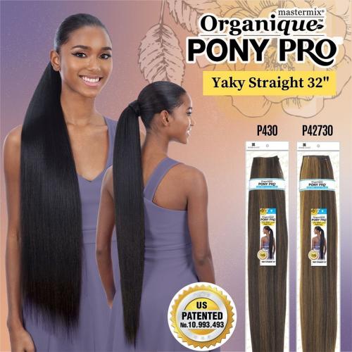 Milky Way Organique Pony Pro Easy Wrap Around Ponytail Yaky Straight 32"