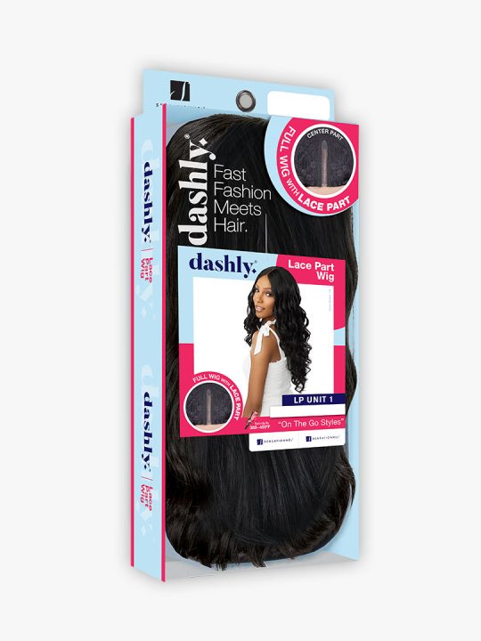 Sensationnel DASHLY LACE PART WIG UNIT 1 4” deep lace part, Dashly, Dashly Lace Part Wig, Fast Fashion, Full Wig