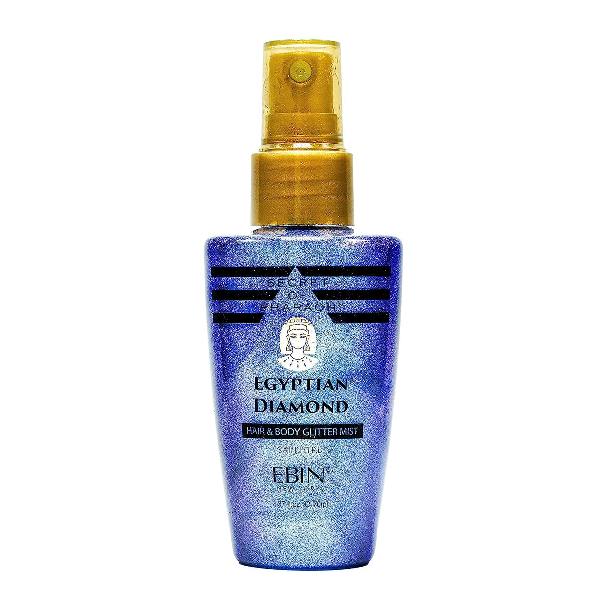 EBIN NEW YORK Secret of Pharaoh Hair & Body Glitter Mist Spray Find Your New Look Today!