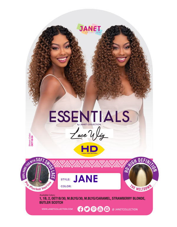 JANET ESSENTIALS HD LACE JANE WIG