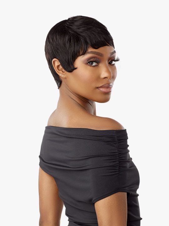 Sensationnel EVIE 100% Human Hair, Empire, Empire wig, Salt&Pepper, Special Gray Colors, Trendy Natural Look