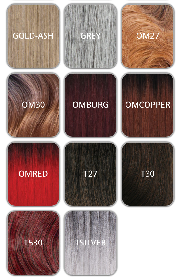 SHAKE-N-GO 4X MEGA PACK - FREETRESS BRAID 301 - NATURAL TEXTURE - 36" (18" FINISHED LENGTH)