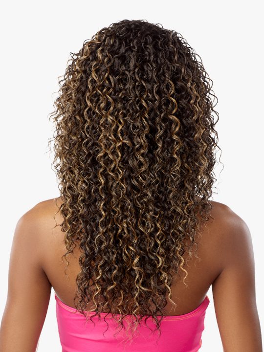 Sensationnel IWD 17 ½ wig, 100% Premium Fiber, Drawstring cap, Half Wig,