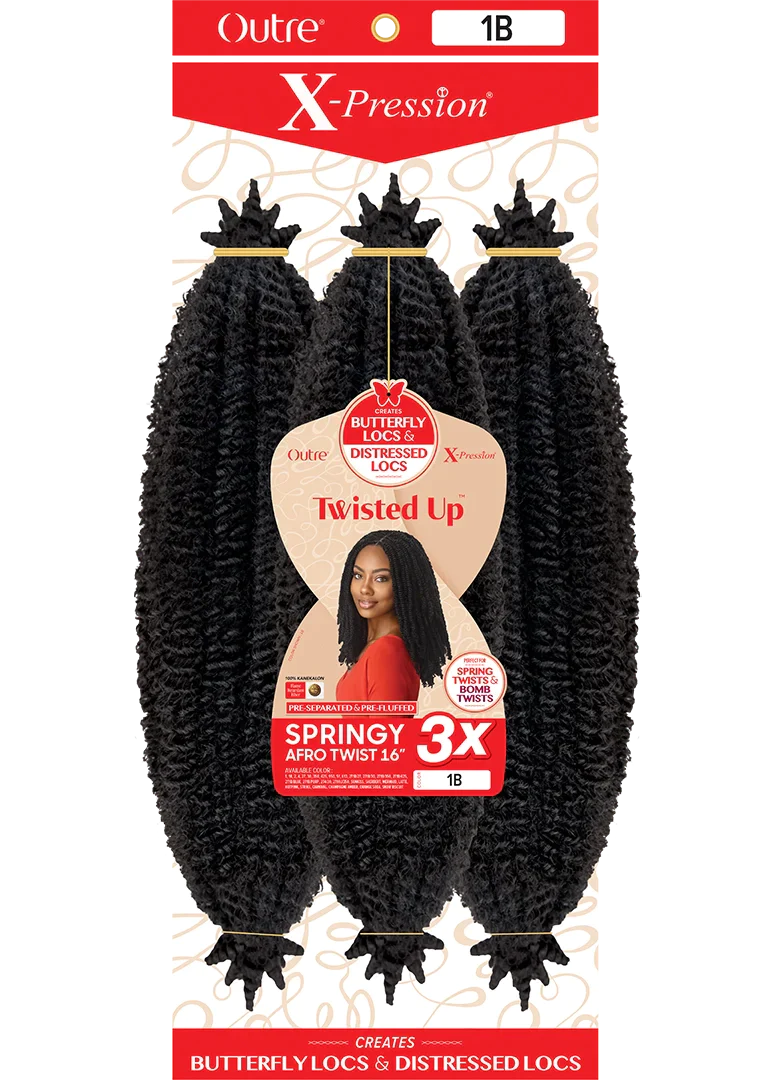 OUTRE X-PRESSION TWISTED UP - SPRINGY AFRO TWIST 24" - 3X