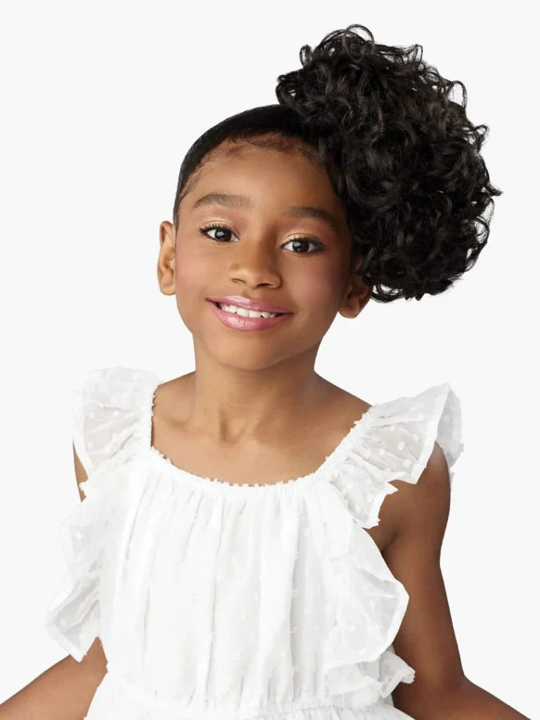 Sensationnel LULU PONY MINI MOCHI High Quality Fiber, Kids Ponytail, Light Weight & Soft, LuLu Pony Mini, Protective style for kids, Quick styled, Safe Flame Retardant