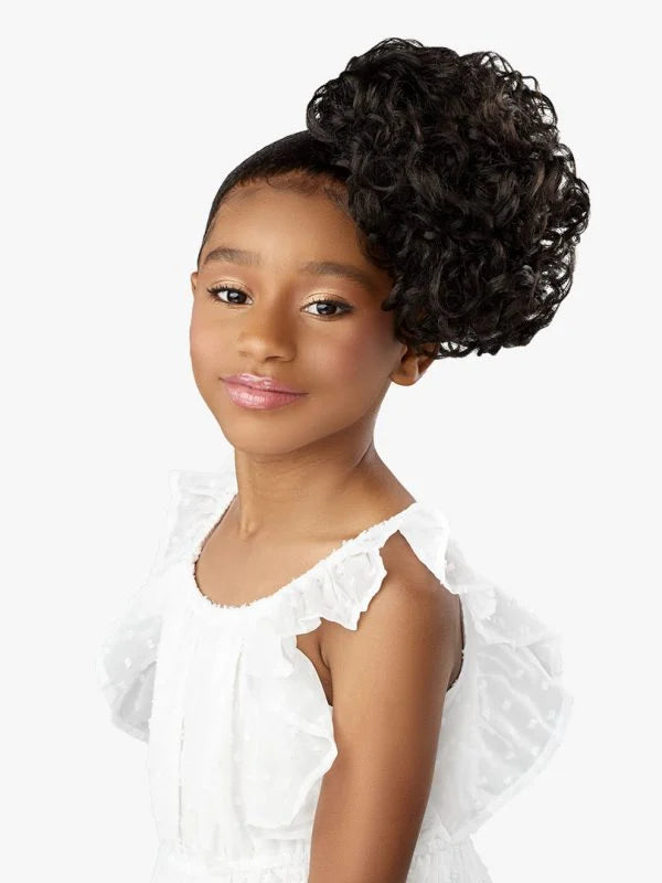 Sensationnel LULU PONY MINI MOCHI High Quality Fiber, Kids Ponytail, Light Weight & Soft, LuLu Pony Mini, Protective style for kids, Quick styled, Safe Flame Retardant