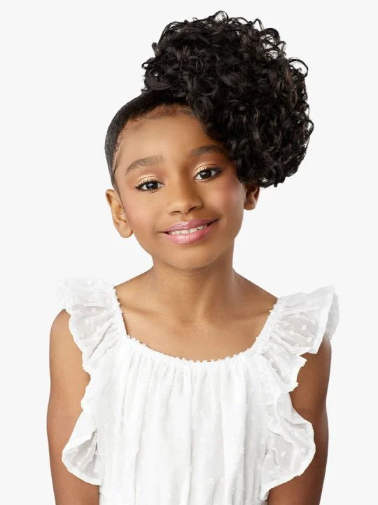 Sensationnel LULU PONY MINI MOCHI High Quality Fiber, Kids Ponytail, Light Weight & Soft, LuLu Pony Mini, Protective style for kids, Quick styled, Safe Flame Retardant