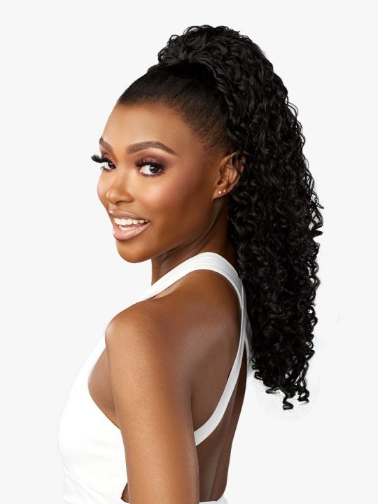 Sensationnel SANA Drawstring, Easy Styling, Heat Resistant Fiber, LuLuPony, Perfect protective style, Ponytails, Quick simple and stylish