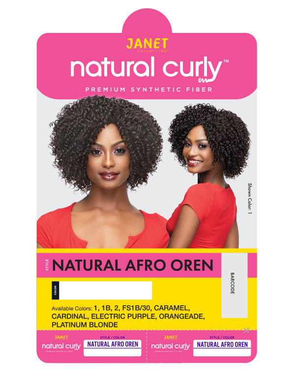 JANET NATURAL AFRO OREN WIG PREMIUM SYNTHETIC HAIR