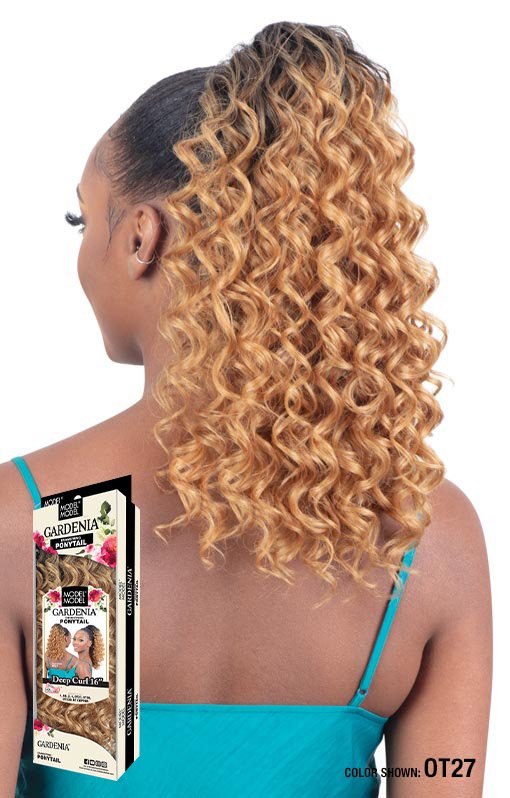 MODEL MODEL GARDENIA DRAWSTRING PONYTAIL - DEEP CURL 16"