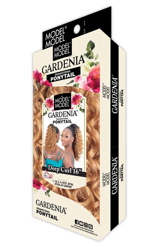 MODEL MODEL GARDENIA DRAWSTRING PONYTAIL - DEEP CURL 16"