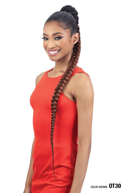 SHAKE-N-GO PRE-STRETCHED BRAIDED DRAWSTRING PONYTAIL - 38"