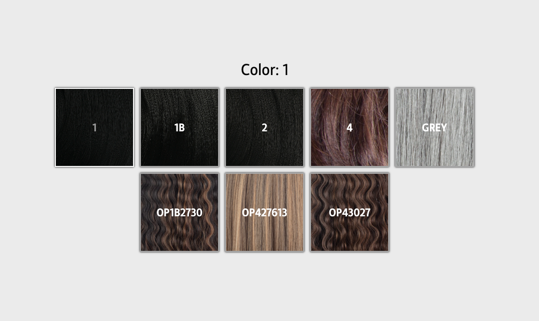 MODEL MODEL GARDENIA DRAWSTRING PONYTAIL - WATER BLOSSOM