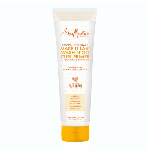 Shea Moisture Coconut Custard Make It Last Wash N'Go Curl Primer 10.3oz Find Your New Look Today!