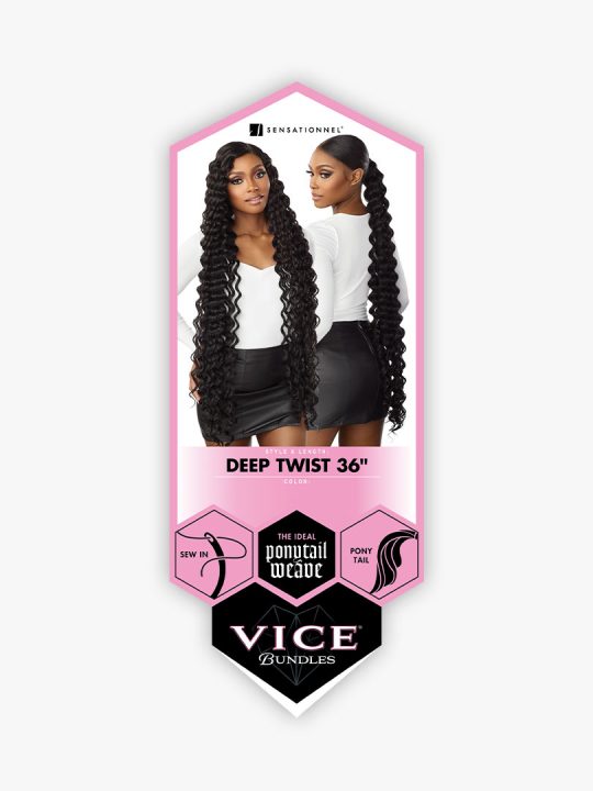 Sensationnel VICE BUNDLES DEEP TWIST 36″