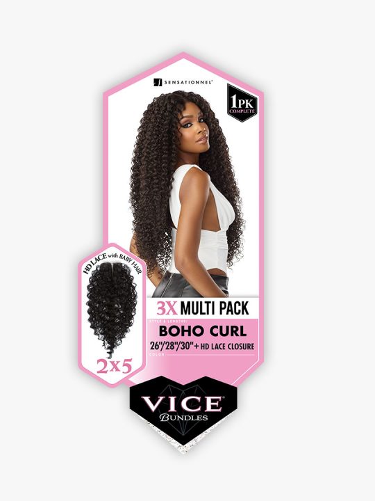 Sensationnel VICE BUNDLE MULTI BOHO CURL 26″28″30″