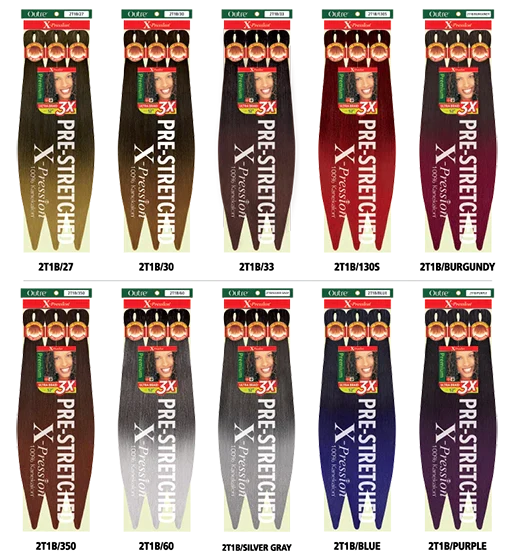 OUTRE X-PRESSION - 3X ULTRA BRAID PRE-STRETCHED HAIR - 52"