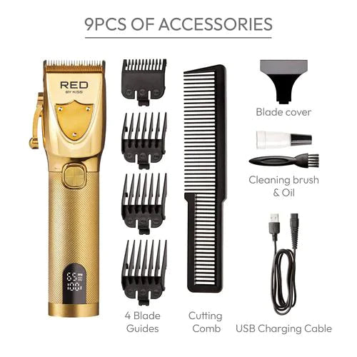 11RED BY KISS ULTRA CLEAN CUT CORDLESS TRIMMER (CC11)