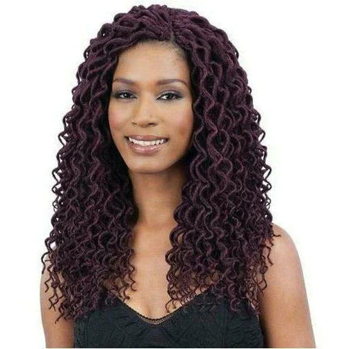 FREETRESS: 2X SOFT CURLY FAUX LOC 12" CROCHET BRAIDS
