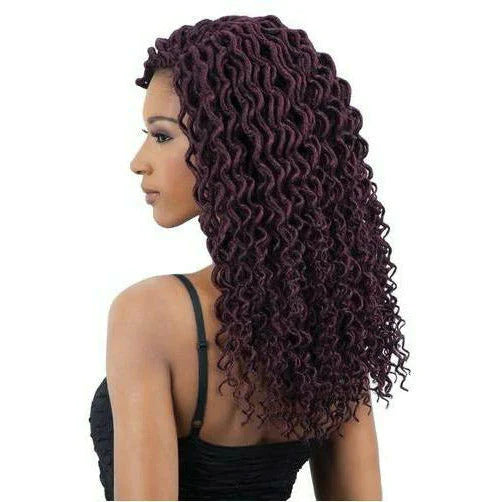 FREETRESS: 2X SOFT CURLY FAUX LOC 12" CROCHET BRAIDS
