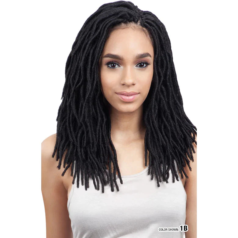 FREETRESS: 2X SOFT WAVY FAUX LOC 12" CROCHET BRAIDS