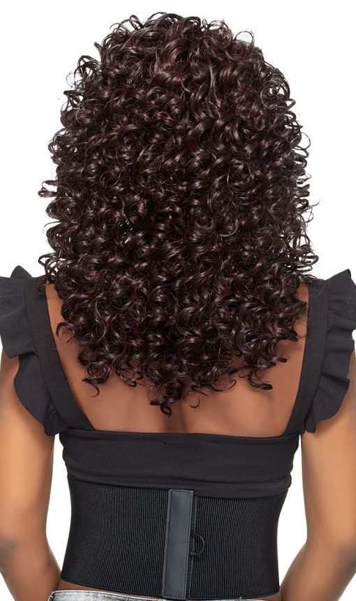 Outre Batik Rouge Synthetic Weave – Deep Spiral 14"–16"–18"–20" with Deep Parting Piece