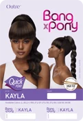 Outre Quick Pony Bang x Pony Kayla Synthetic Ponytail & Bang Hairpiece
