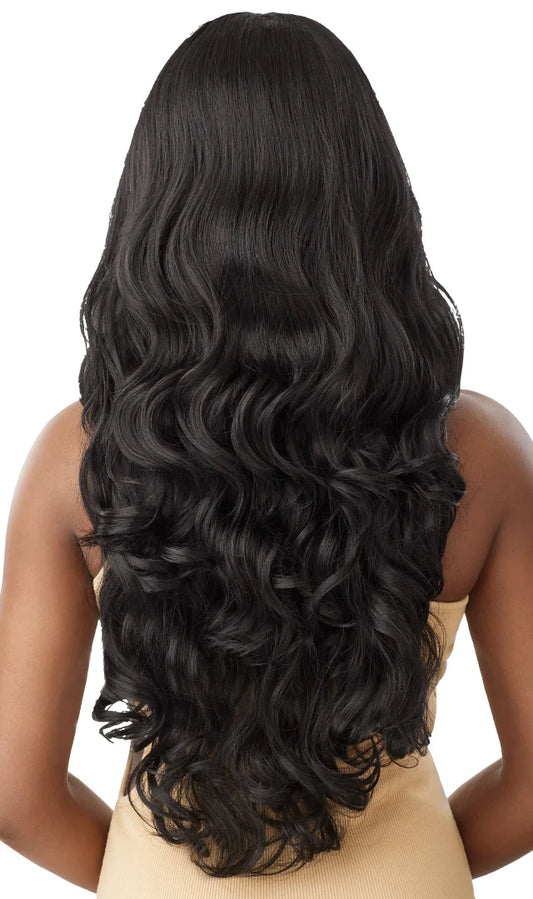 Outre Batik Synthetic Body Wave Bundles 18"–20"–22" with 4×4 HD Lace Closure
