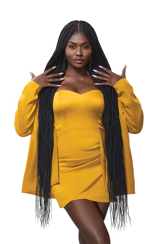 Outre Braid Up Pre-Stretched Braiding Hair – 3-Pack