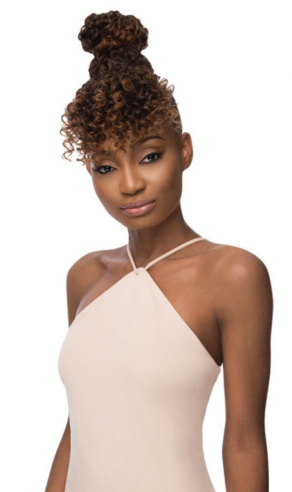 Outre Quick Pony Bang x Bun Essie Synthetic Bun & Bang Hairpiece