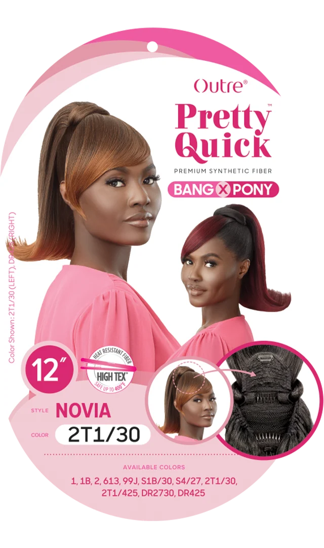 Outre Pretty Quick Bang X Pony Novia 12"