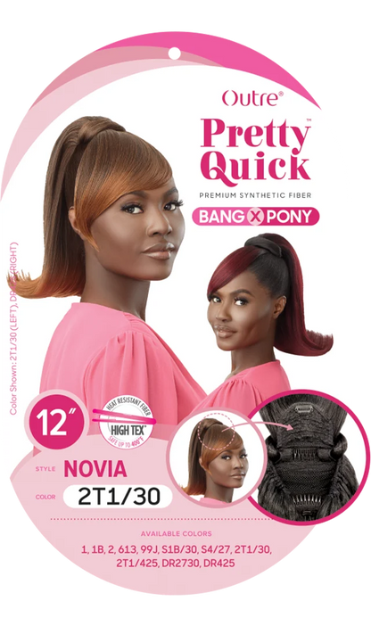 Outre Pretty Quick Bang X Pony Novia 12"